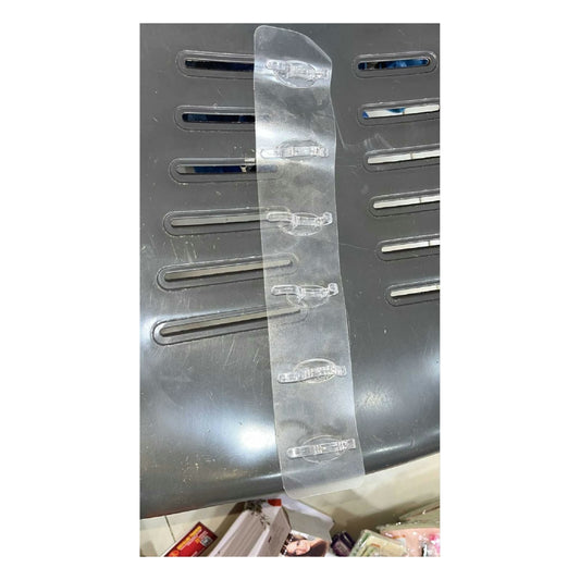 Transparent Sticky Wall Hooks - Waterproof - Pack of 2