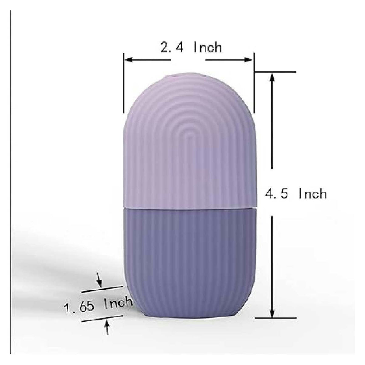 Ice Roller for Face & Eye - Silicone Beauty Mold - Pack of 2
