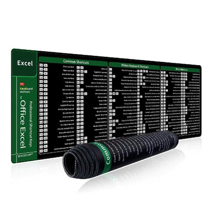 Excel Shortcut Desk Mat - 30x60cm