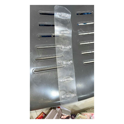 Transparent Sticky Wall Hooks - Waterproof - Pack of 2