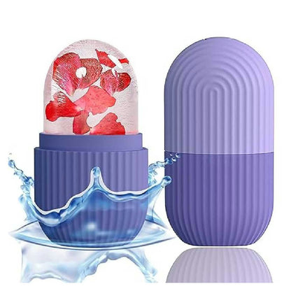 Ice Roller for Face & Eye - Silicone Beauty Mold - Pack of 2