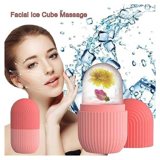 Ice Roller for Face & Eye - Silicone Beauty Mold - Pack of 2