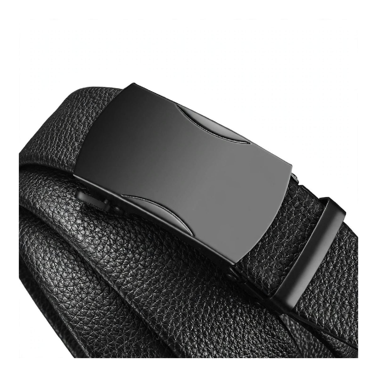 Automatic Ratchet Belt for Men - No Hole Leather Belt