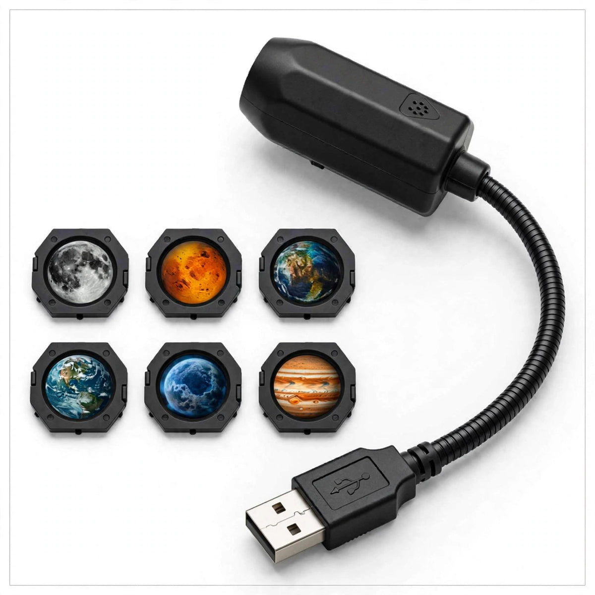Galaxy Glow 6-in-1 Planet Projector Usb Lamp