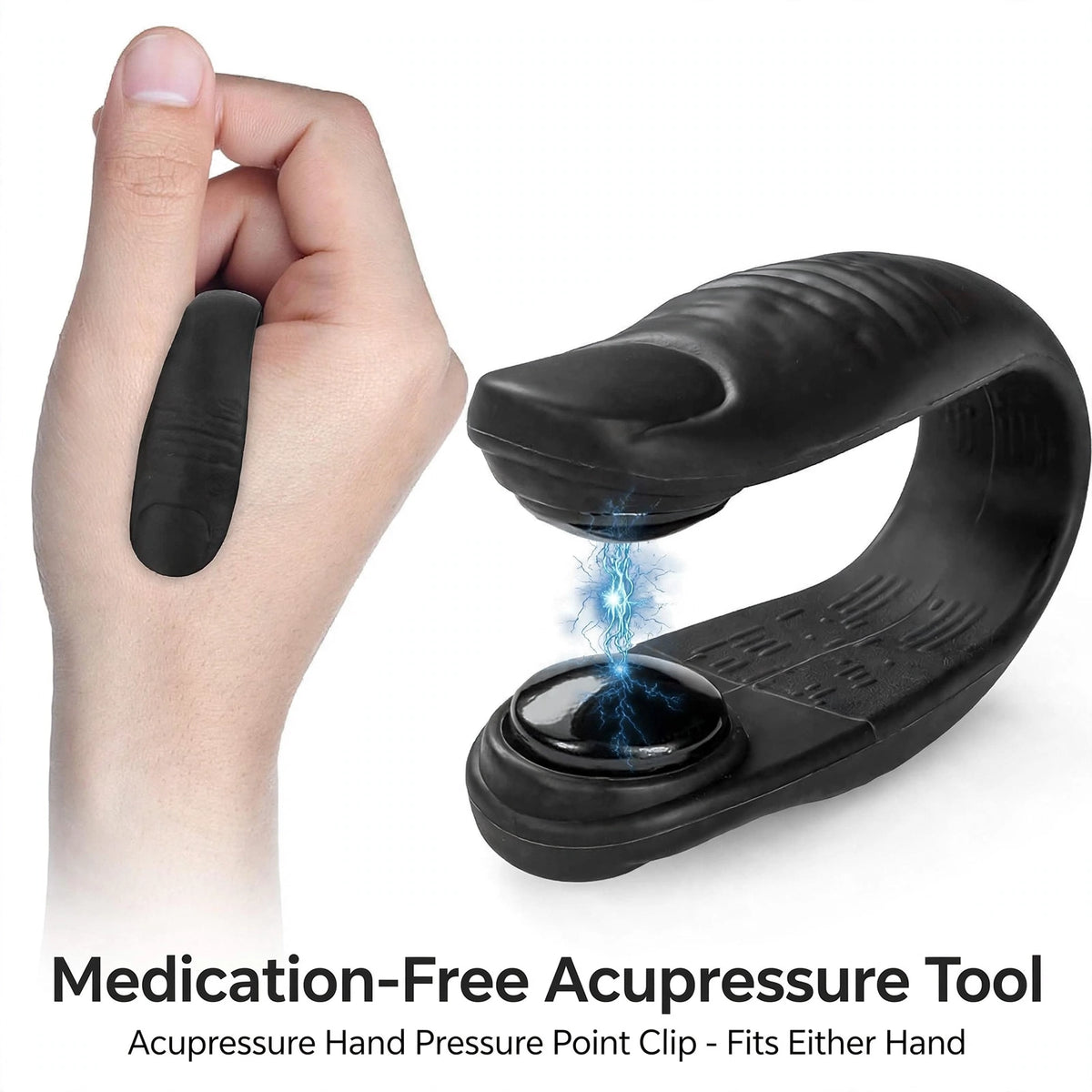 Migraine Relief Pressure Clip - Acupressure Hand Clip - Pack of 2